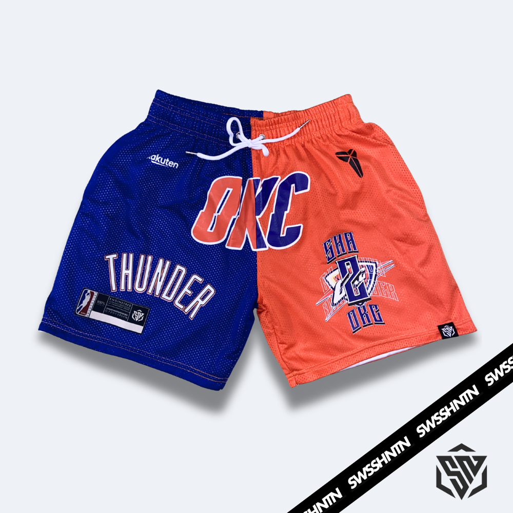 Two-Toned Mesh Shorts
