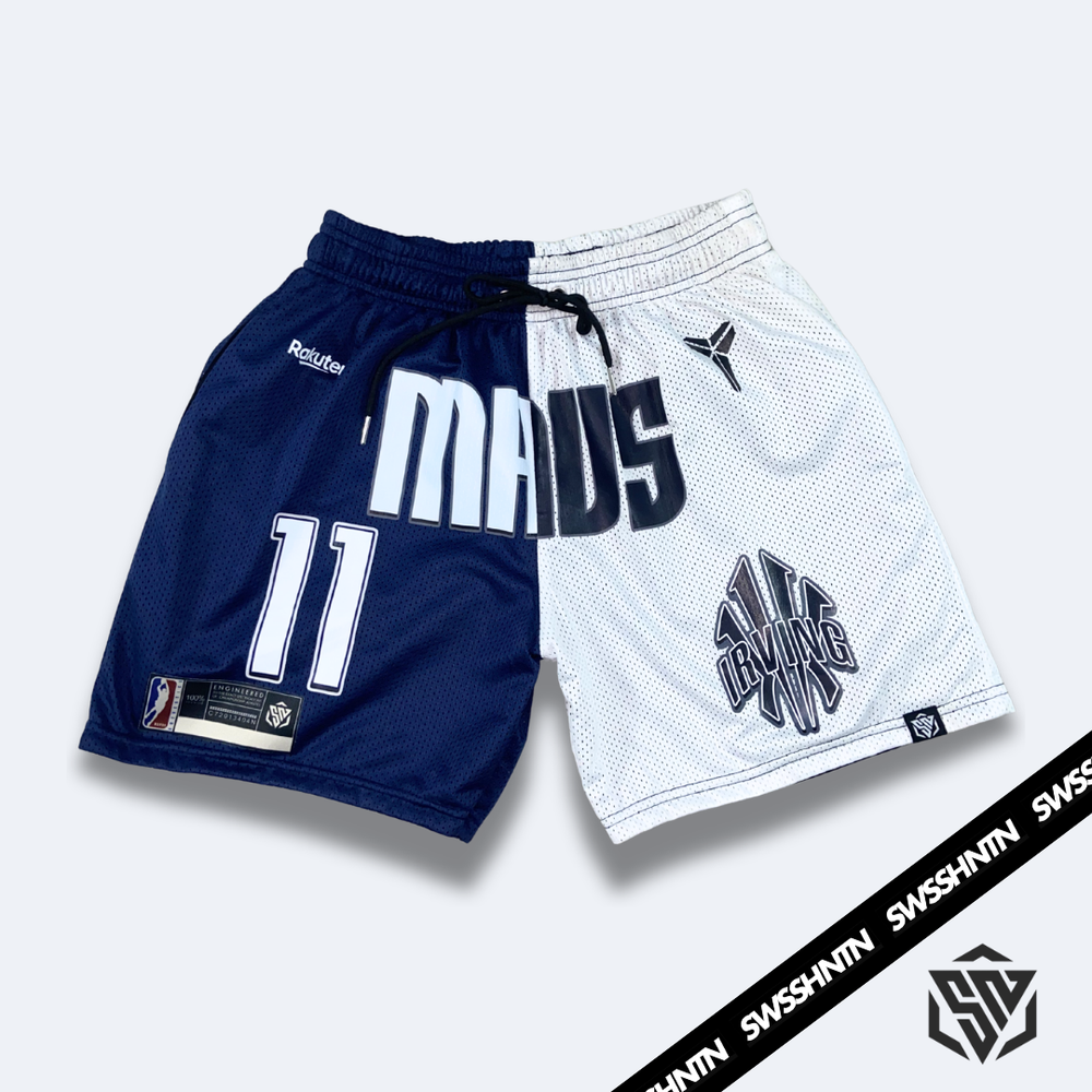 Two-Toned Mesh Shorts
