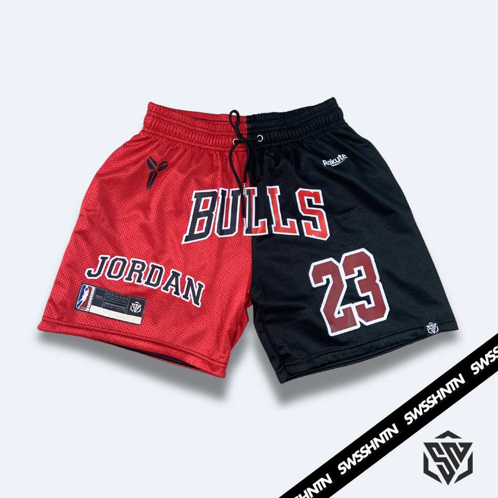 Two-Toned Mesh Shorts