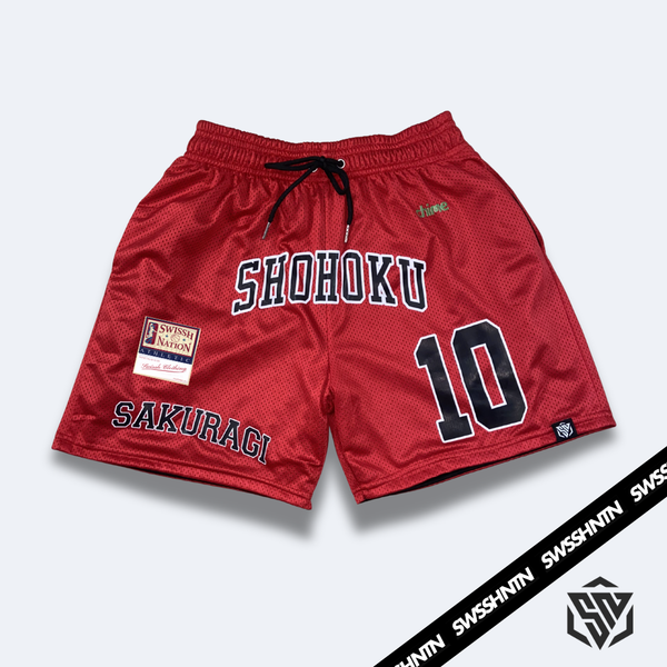Anime Basketball Series Mesh Shorts